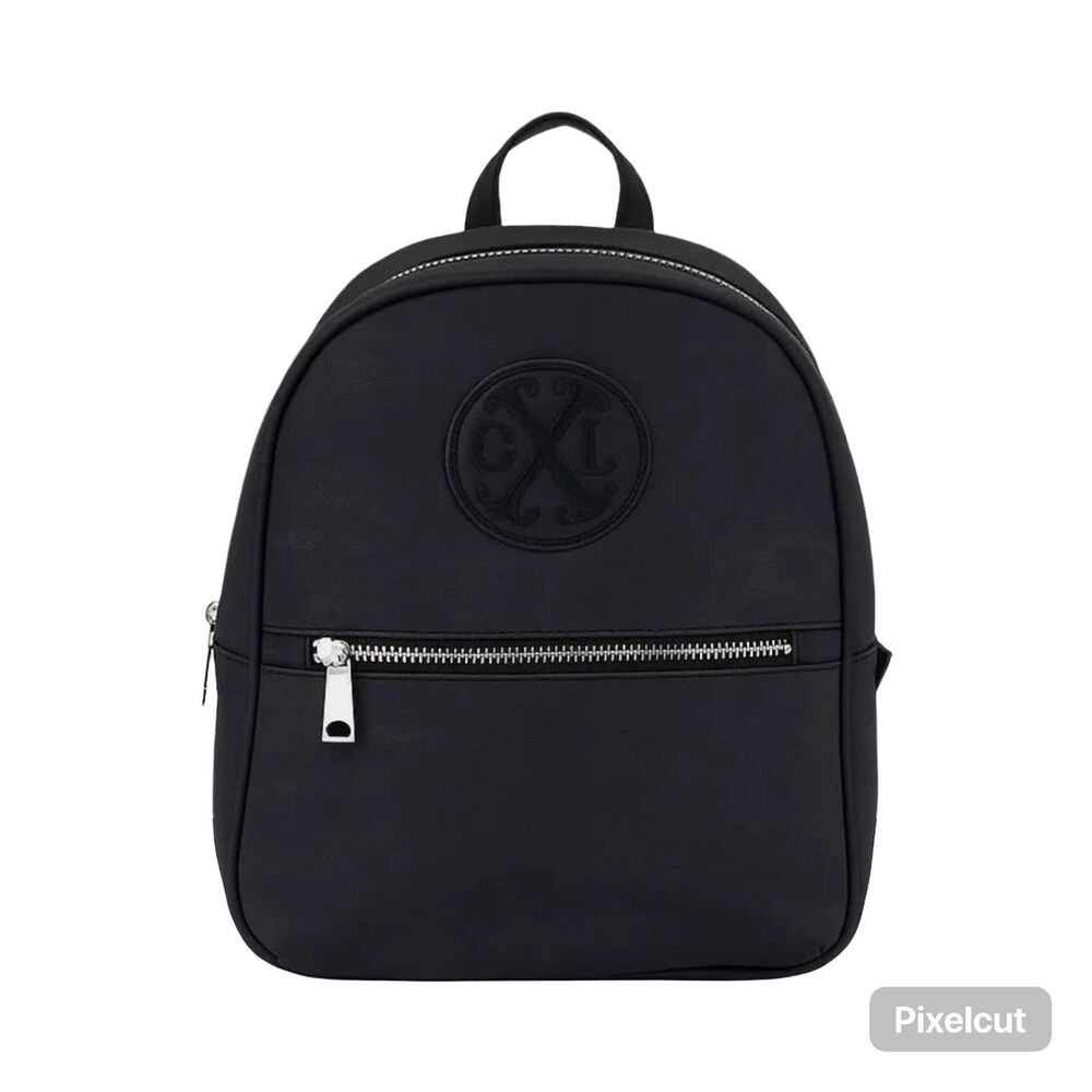 CXL by Christian Lacroix Marley PU Denim Backpack MSRP $98 NEW with Tag Black